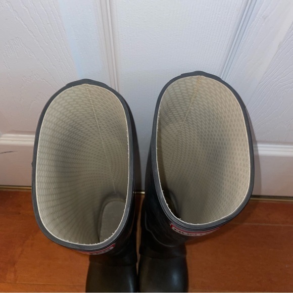 Hunter Size 5 Tall Rain Boots - Matte Black - Picture 5 of 8